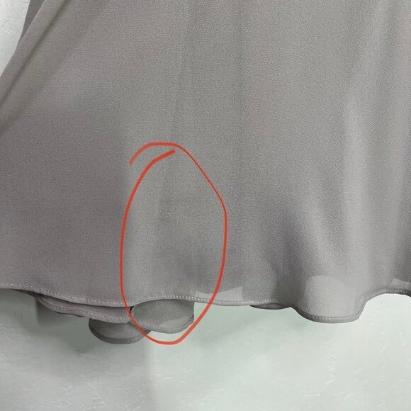 Lulus Forevermore Gray Skater Mini Dres Fit and Flare party Size XS Halter - Picture 7 of 10